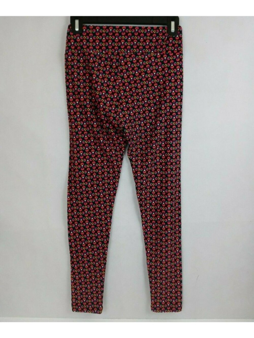 New LuLaRoe One Size Leggings Multi-Color With Abstract Tulip Designs